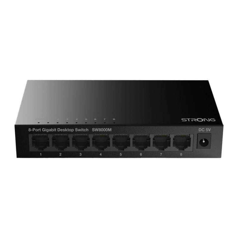 Strong SW8000M switch di rete Gigabit Ethernet (10 100 1000) Nero