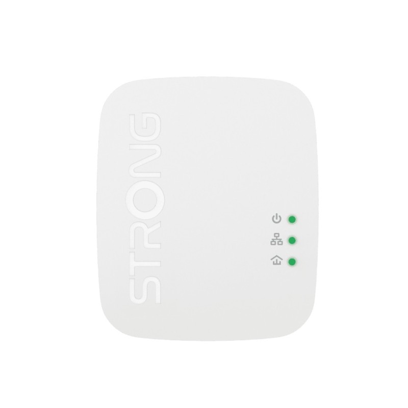 Strong Powerline 600 Triple Pack Mini 600 Mbit s Collegamento ethernet LAN Bianco 3 pz