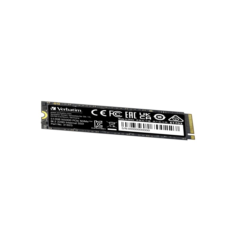 Verbatim Vi5000 M.2 512 GB PCI Express 4.0 NVMe 3D NAND