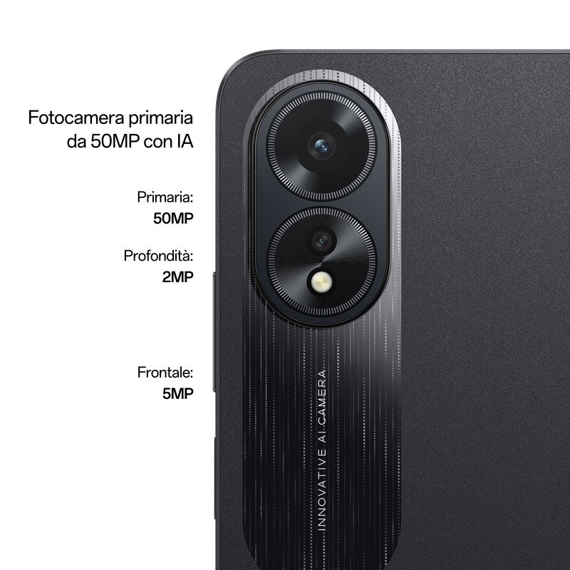 OPPO A38 4G Smartphone, AI Doppia fotocamera 50+2MP, Selfie 5MP, Display 6.56” 90HZ LCD HD+, 5000mAh, RAM 4 (Esp