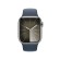 Apple Watch Series 9 GPS + Cellular Cassa 41mm in Acciaio inossidabile con Cinturino Sport Blu Tempesta - S M