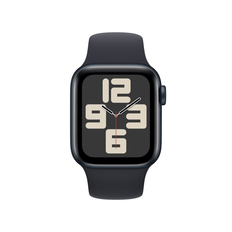 Apple Watch SE GPSCassa 40mm in Alluminio Mezzanotte con Cinturino Sport Mezzanotte - M L