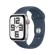 Apple Watch SE GPS + Cellular Cassa 44mm in Alluminio Argento con Cinturino Sport Blu Tempesta - S M