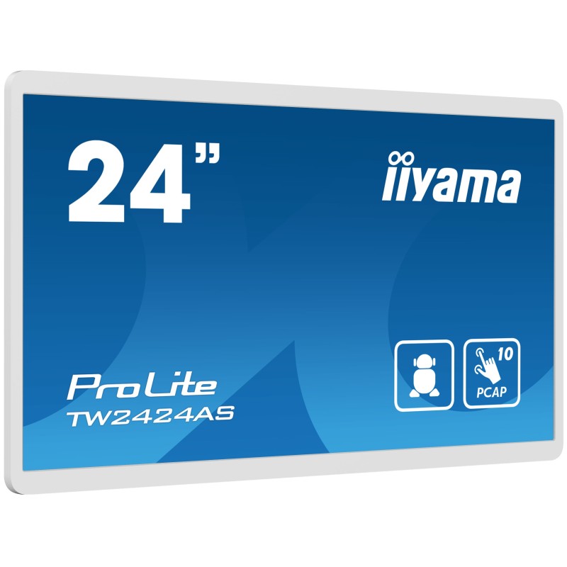 iiyama TW2424AS-W1 visualizzatore di messaggi Pannello piatto per segnaletica digitale 60,5 cm (23.8") Wi-Fi 250 cd m² 4K Ultra