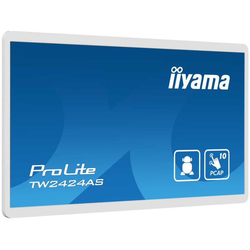 iiyama TW2424AS-W1 visualizzatore di messaggi Pannello piatto per segnaletica digitale 60,5 cm (23.8") Wi-Fi 250 cd m² 4K Ultra