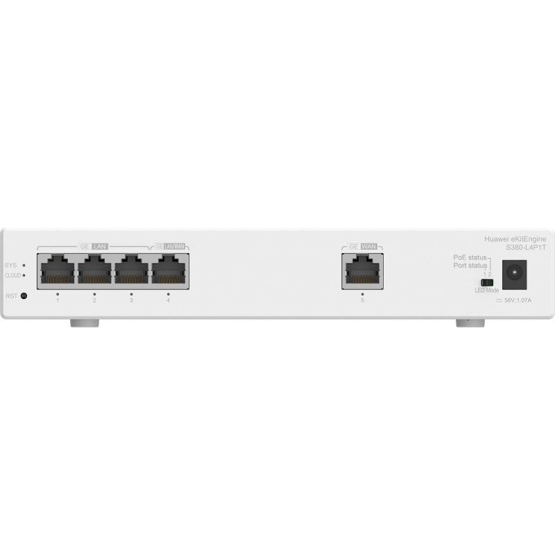 Huawei S380-L4P1T Gigabit Ethernet (10 100 1000) Supporto Power over Ethernet (PoE) Grigio