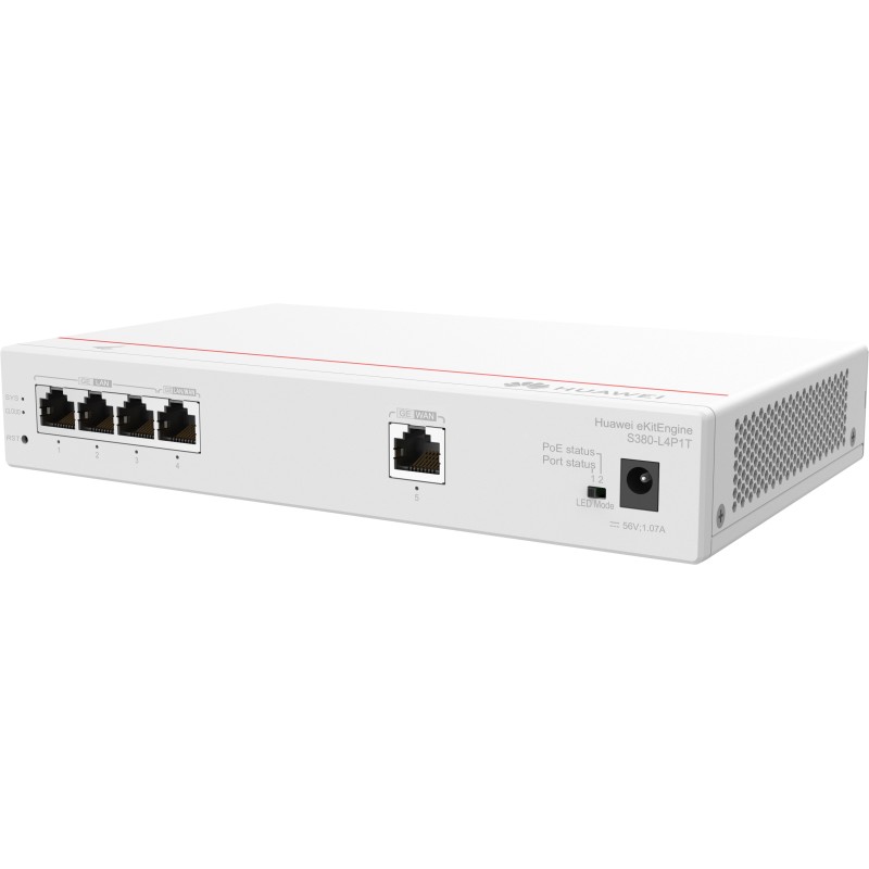 Huawei S380-L4P1T Gigabit Ethernet (10 100 1000) Supporto Power over Ethernet (PoE) Grigio