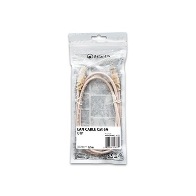 Atlantis Land P019-LN_6A-U-0C cavo di rete 0,5 m Cat6a U UTP (UTP)