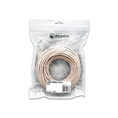 Atlantis Land P019-LN_6-U-YA cavo di rete 15 m Cat6 U UTP (UTP)