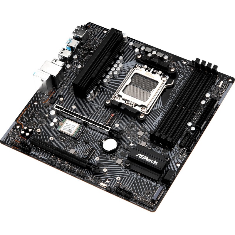 Asrock B650M PG LIGHTNING WIFI AMD B650 Presa di corrente AM5 micro ATX