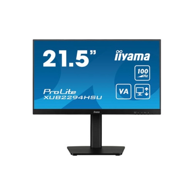 iiyama ProLite XUB2294HSU-B6 Monitor PC 54,6 cm (21.5") 1920 x 1080 Pixel Full HD LCD Nero