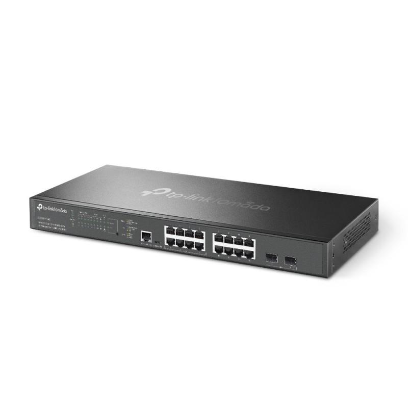 TP-Link Omada SG3218XP-M2 switch di rete Gestito L2+ 2.5G Ethernet (100 1000 2500) Supporto Power over Ethernet (PoE) 1U Nero