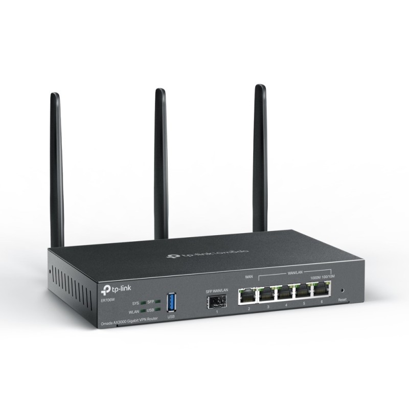 TP-Link Omada ER706W router wireless Gigabit Ethernet Dual-band (2.4 GHz 5 GHz) Nero