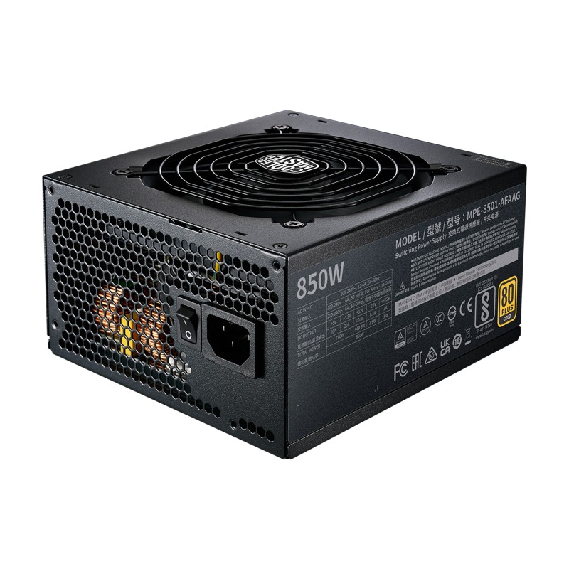 Cooler Master MWE Gold 850 V2 ATX 3.0 Ready alimentatore per computer 850 W 24-pin ATX Nero