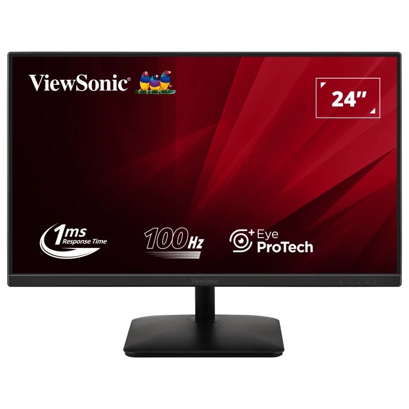 Viewsonic VA2408-MHDB Monitor PC 61 cm (24") 1920 x 1080 Pixel Full HD LED Nero