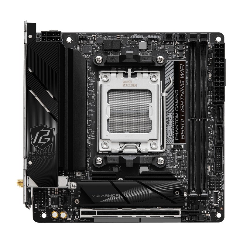 Asrock B650I Lightning WiFi AMD B650 Presa di corrente AM5 mini ITX