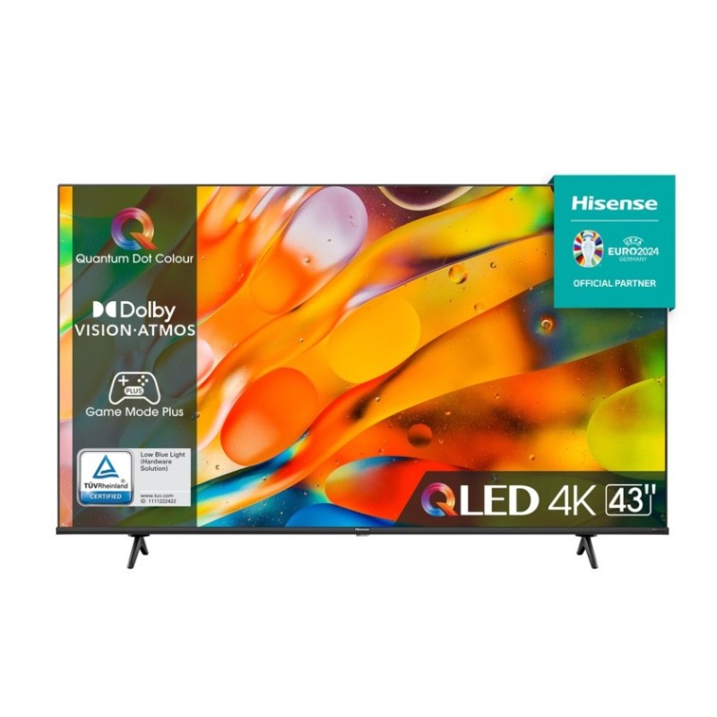 Hisense 43E79KQ TV 109,2 cm (43") 4K Ultra HD Smart TV Wi-Fi Nero 250 cd m²