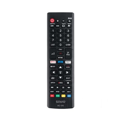 Savio RC-05 do TV LG telecomando IR Wireless TV, Universale Pulsanti