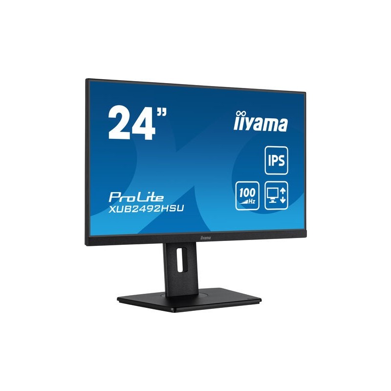 iiyama XUB2492HSU-B6 Monitor PC 60,5 cm (23.8") 1920 x 1080 Pixel Full HD LED Nero