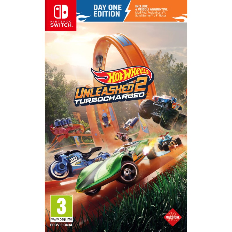 Milestone Hot Wheels Unleashed 2  Turbocharged - Day One Edition ITA Nintendo Switch