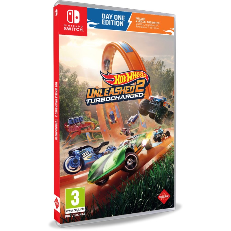 Milestone Hot Wheels Unleashed 2  Turbocharged - Day One Edition ITA Nintendo Switch