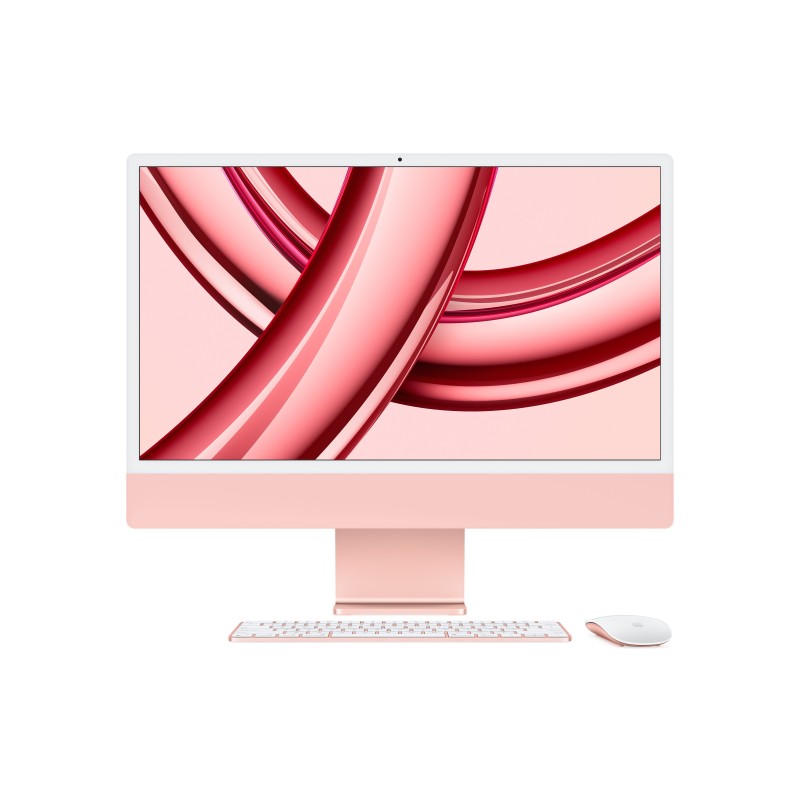 Apple iMac con Retina 24'' Display 4.5K M3 chip con 8‑core CPU e 8‑core GPU, 256GB SSD - Rosa