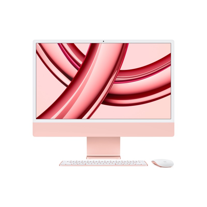 Apple iMac con Retina 24'' Display 4.5K M3 chip con 8‑core CPU e 10‑core GPU, 256GB SSD - Rosa