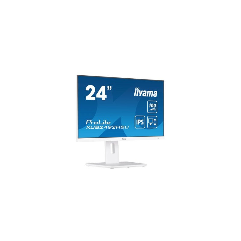 iiyama XUB2492HSU-W6 Monitor PC 60,5 cm (23.8") 1920 x 1080 Pixel Full HD LED Bianco