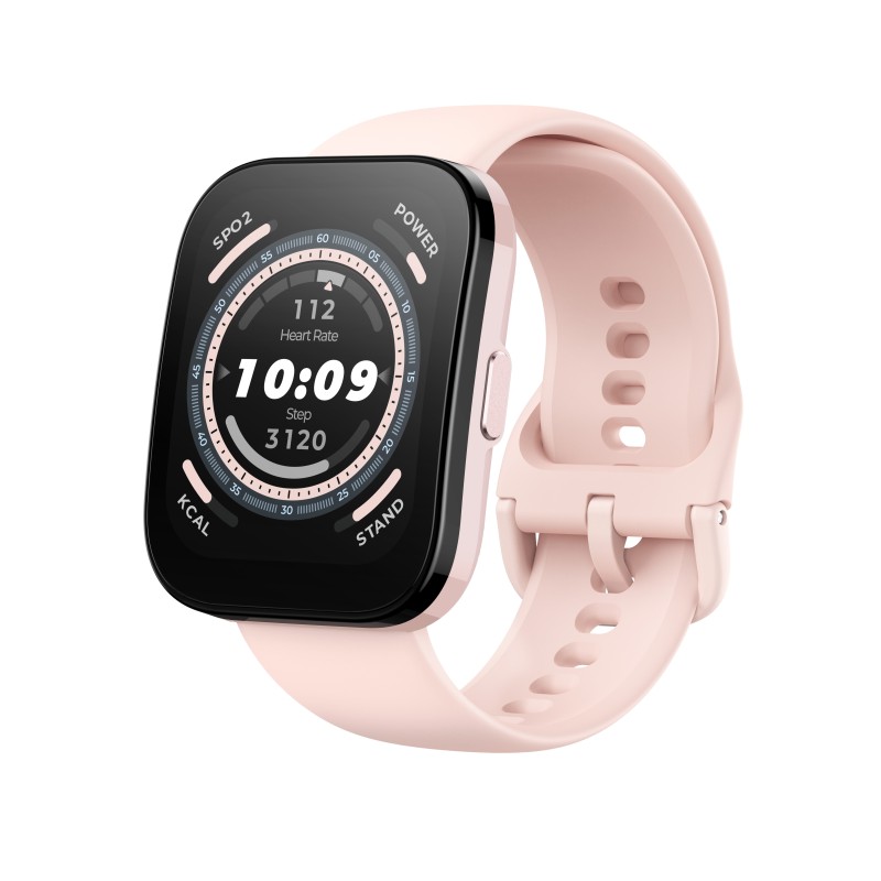 Amazfit Bip 5 4,85 cm (1.91") TFT Digitale 320 x 380 Pixel Touch screen Rosa GPS (satellitare)