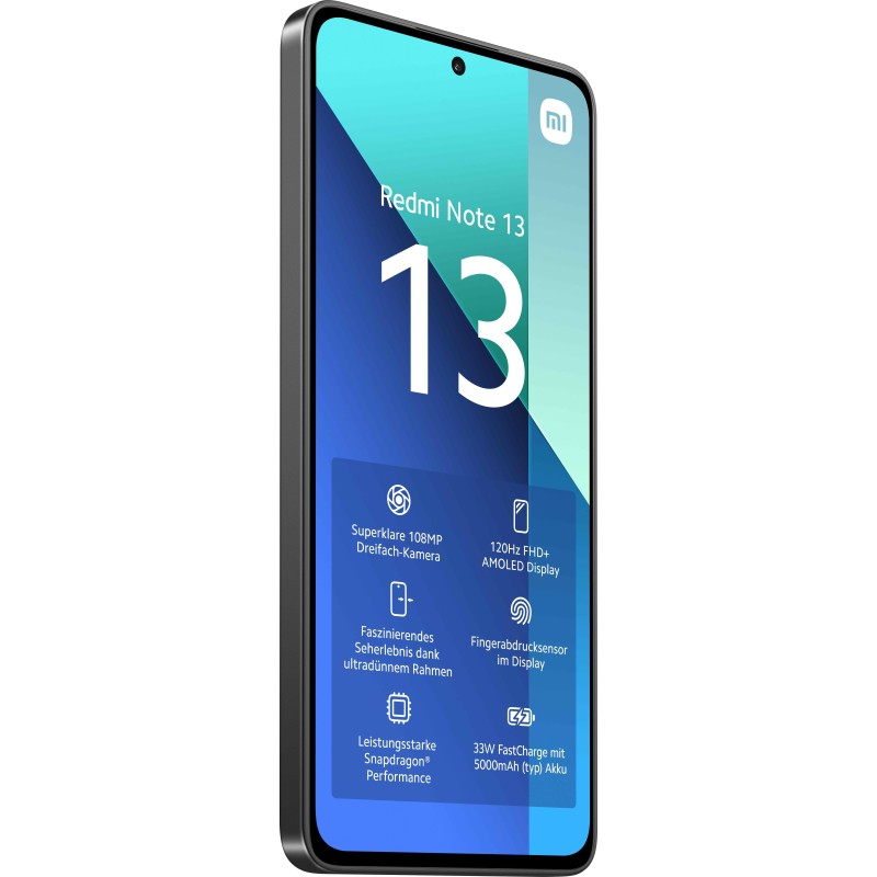 Xiaomi Redmi Note 13 16,9 cm (6.67") Dual SIM ibrida Android 13 4G USB tipo-C 6 GB 128 GB 5000 mAh Nero