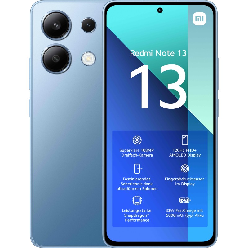 Xiaomi Redmi Note 13 16,9 cm (6.67") Dual SIM ibrida Android 13 4G USB tipo-C 6 GB 128 GB 5000 mAh Blu