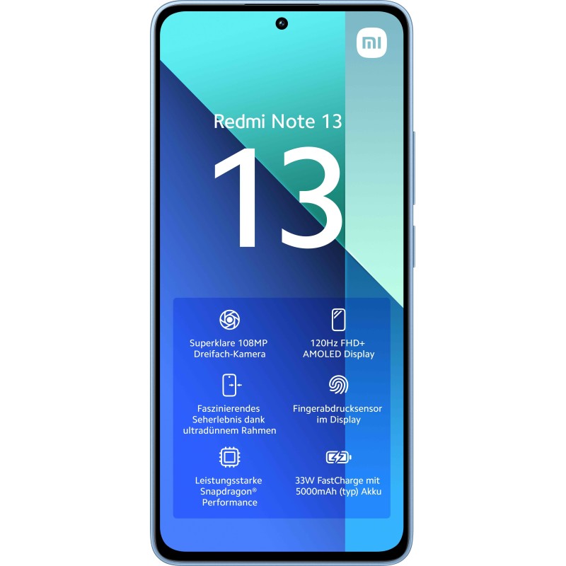 Xiaomi Redmi Note 13 16,9 cm (6.67") Dual SIM ibrida Android 13 4G USB tipo-C 6 GB 128 GB 5000 mAh Blu