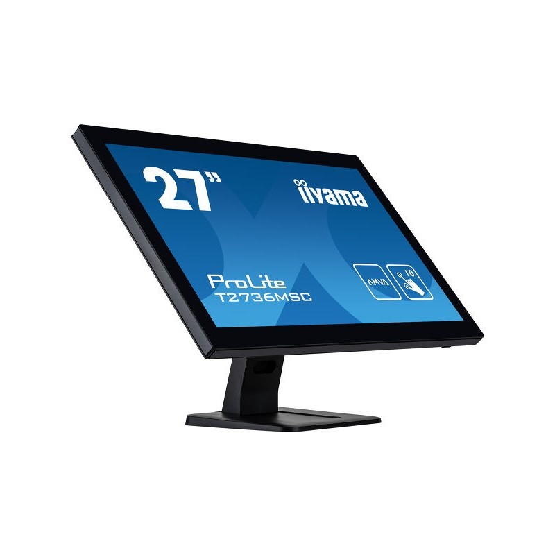 iiyama ProLite T2752MSC-B1 Monitor PC 68,6 cm (27") 1920 x 1080 Pixel Full HD LED Touch screen Nero