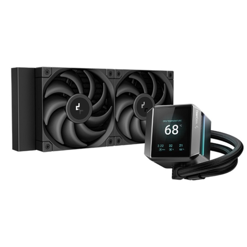 DeepCool MYSTIQUE 240 Processore Raffreddatore di liquidi tutto in uno 12 cm Nero 1 pz