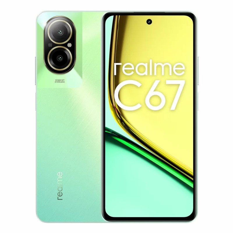 realme C67 17,1 cm (6.72") Doppia SIM Android 13 4G 6 GB 128 GB 5000 mAh Verde