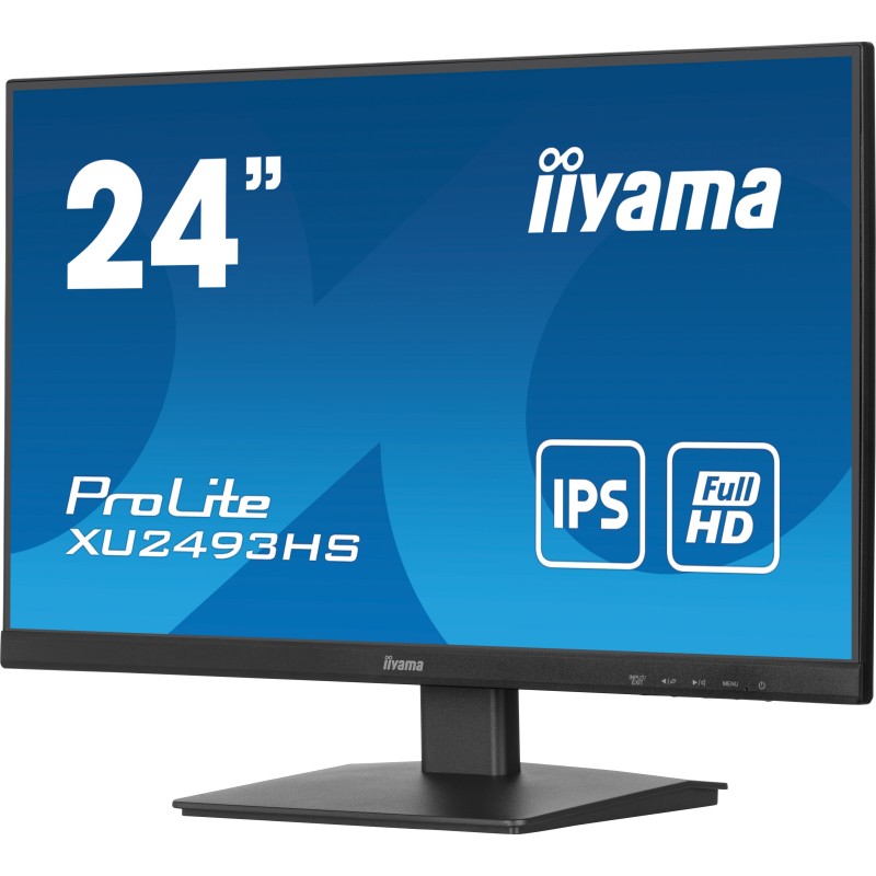 iiyama ProLite XU2493HS-B6 Monitor PC 60,5 cm (23.8") 1920 x 1080 Pixel Full HD LED Nero