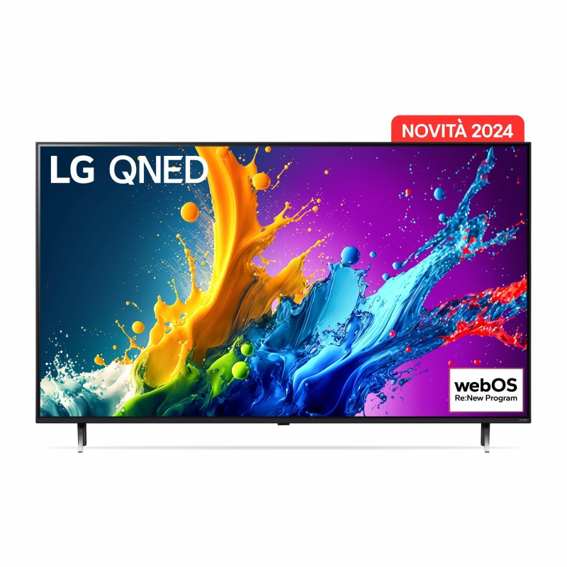 LG QNED 50'' Serie QNED80 50QNED80T6A, TV 4K, 3 HDMI, SMART TV 2024