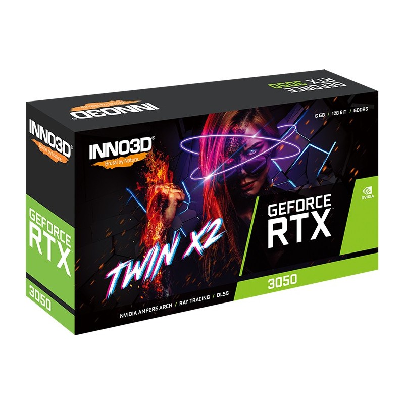 Inno3D GeForce RTX 3050 Twin X2 NVIDIA 6 GB GDDR6