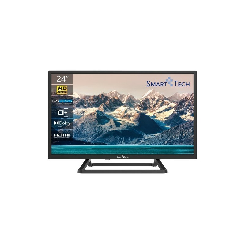 Smart-Tech 24HN10T3 TV 61 cm (24") HD Nero 230 cd m²