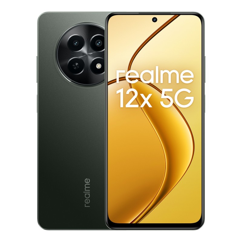 realme 12x 16,9 cm (6.67") Doppia SIM Android 14 5G USB tipo-C 8 GB 256 GB 5000 mAh Nero