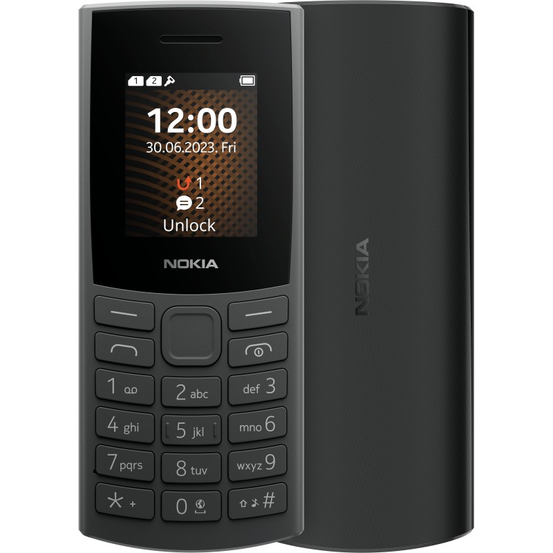 Nokia 105 4G (2023) 4,57 cm (1.8") 93 g Antracite Telefono cellulare basico