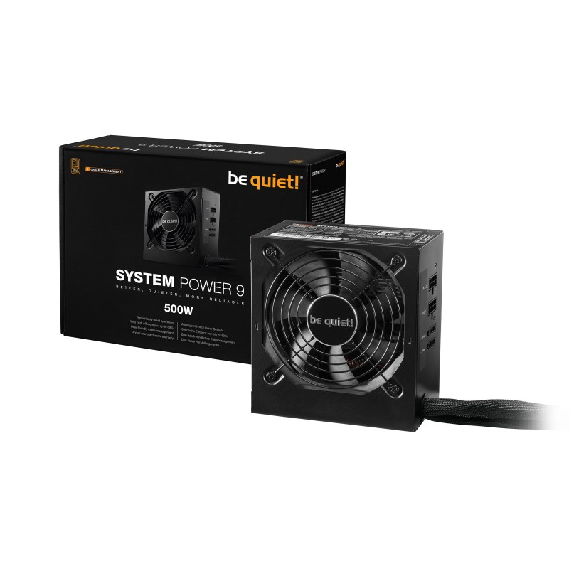 be quiet! System Power 9 | 500W CM alimentatore per computer 20+4 pin ATX ATX Nero