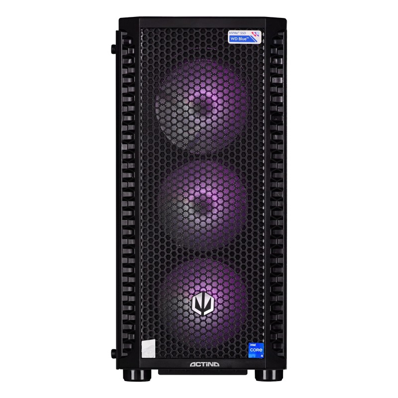 Actina 5901443328995 PC Intel® Core™ i5 i5-12400F 16 GB DDR4-SDRAM 1 TB SSD NVIDIA GeForce RTX 3060 Midi Tower Nero