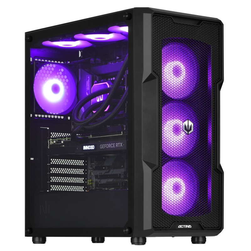 Actina 5901443329183 PC Intel® Core™ i7 i7-13700KF 64 GB DDR5-SDRAM 2 TB SSD AMD Radeon RX 7900 XTX Midi Tower Nero