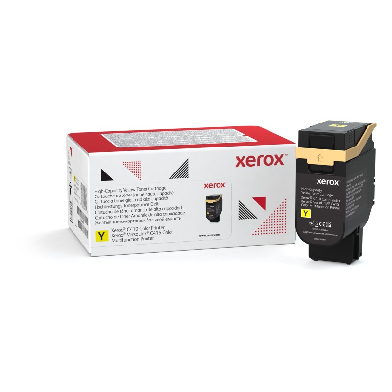 Xerox Cartuccia toner Giallo a High capacity da 7000 Pagine per Stampante a colori ® C410​ ​multifunzione a colori ® VersaLink®