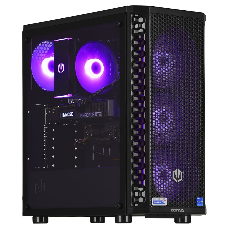 Actina 5901443335429 PC Intel® Core™ i5 i5-12400F 16 GB DDR4-SDRAM 1 TB SSD NVIDIA GeForce RTX 3060 Midi Tower Nero