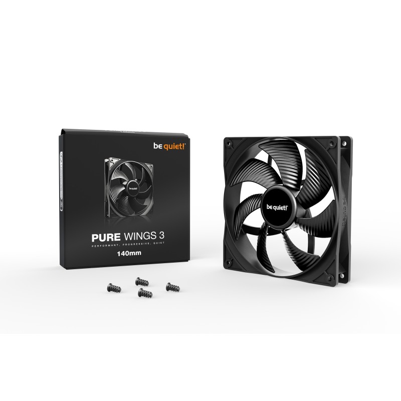 be quiet! Pure Wings 3 140mm Case per computer Ventilatore 14 cm Nero 1 pz