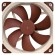 Noctua NF-A14 PWM Case per computer Ventilatore 14 cm Marrone