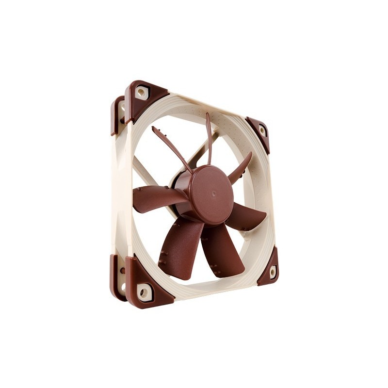 Noctua NF-S12A PWM sistema di raffreddamento per computer Case per computer Ventilatore 12 cm Beige, Marrone