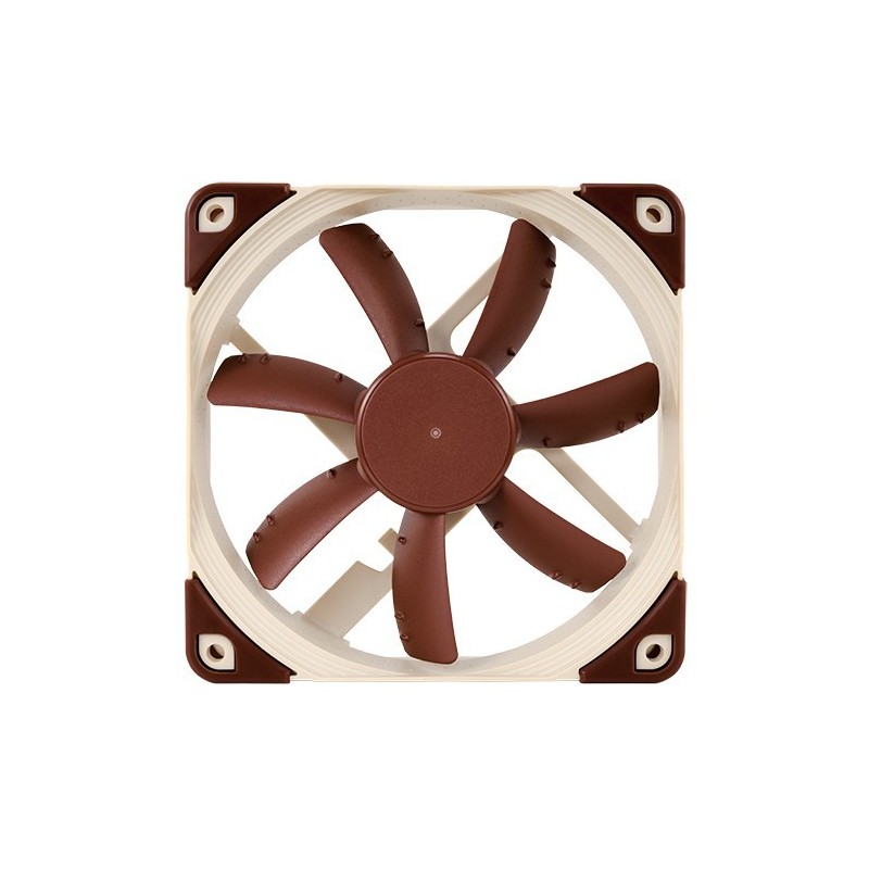 Noctua NF-S12A PWM sistema di raffreddamento per computer Case per computer Ventilatore 12 cm Beige, Marrone